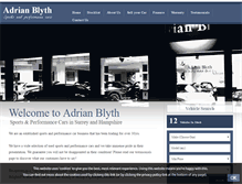 Tablet Screenshot of adrianblyth.com